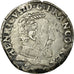 France, Henri II, Teston à la tête nue, 1553, Toulouse, Silver, VF(30-35)