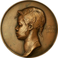 Frankrijk, Medaille, Port d'Abidjan, Côte d'Ivoire, Jeune Fille Senoufo, 1930