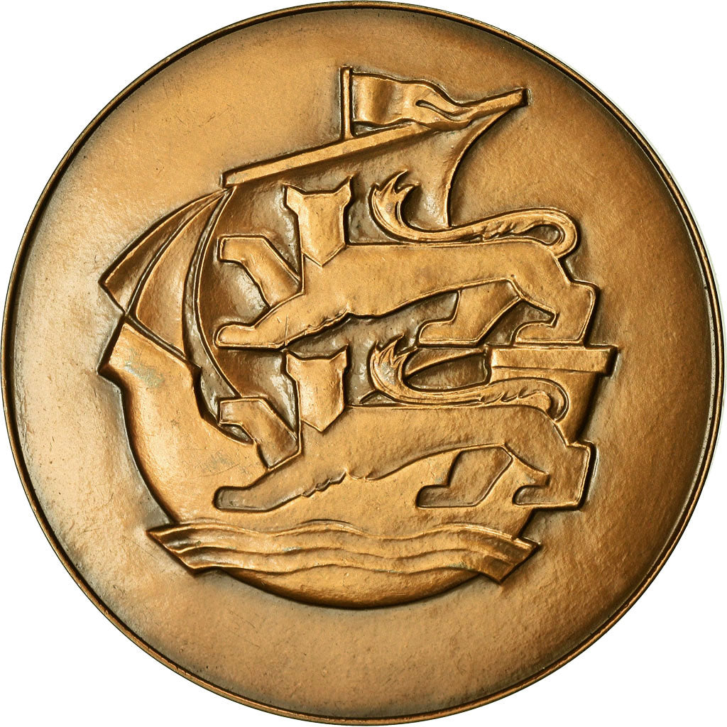 France, Medal, Paris-Normandie, Coeffin, AU(55-58), Bronze