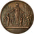 Francia, medalla, Université de France, Académie de Douai, 1839, Rogat, MBC+