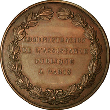 France, Medal, Administration de l'Assistance Publique, Paris, 1877, AU(50-53)