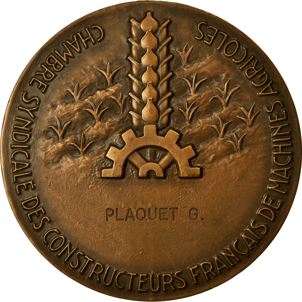 France, Medal, Chambre Syndicale des Constructeurs de Machines agricoles