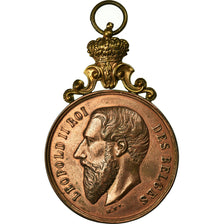 Belgium, Medal, Léopold II, Anniversaire de la Chorale de Baisieux, 1903
