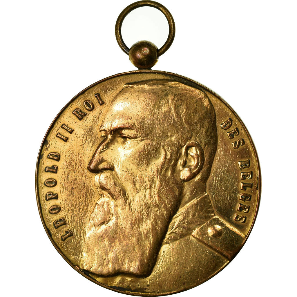 Belgien, Medaille, Léopold II, Festival de Musique de Baisieux, 1908, SS