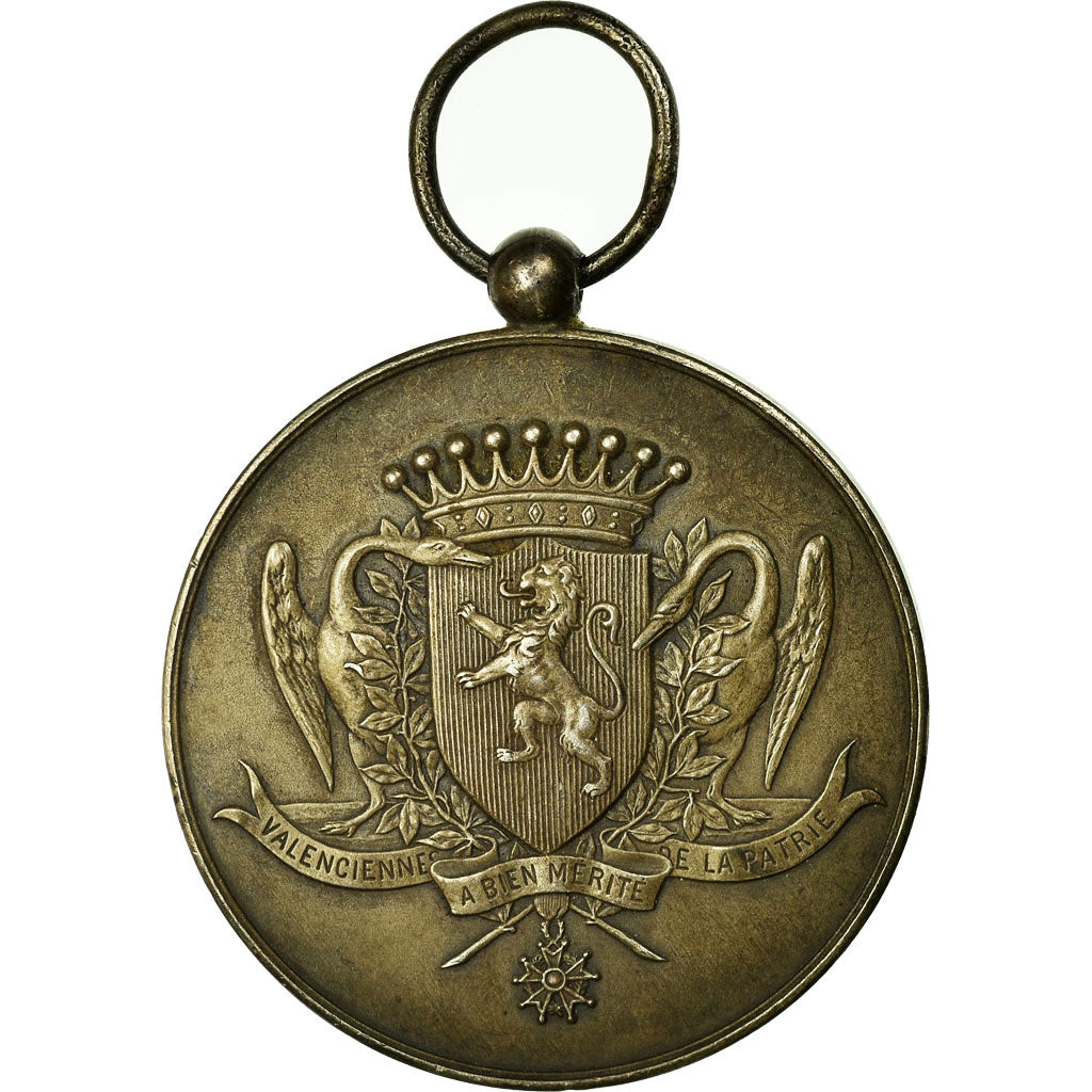 Francia, medalla, Chambre Syndicale des Entrepreneurs, Valenciennes, 1912, EBC