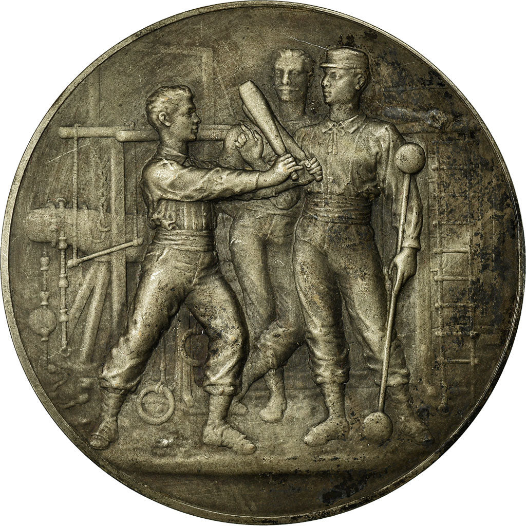 Francia, medalla, Hénin Liétard, 3ème Fête Fédérale, Pas-de-Calais, 1924