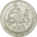 Moneda, Austria, 100 Schilling, 1977, Hall, EBC+, Plata