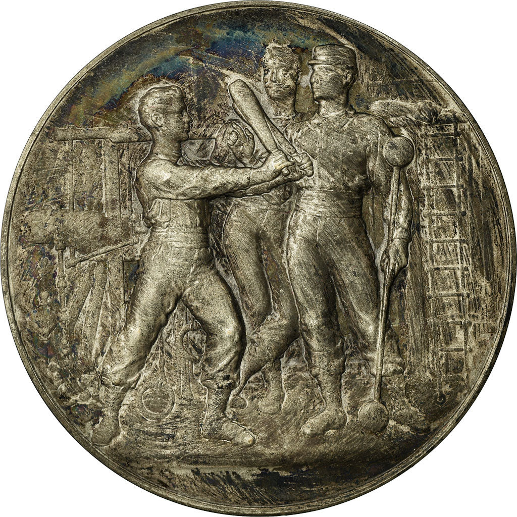 Francia, medaglia, Hénin Liétard, 3ème Fête Fédérale, Pas-de-Calais, 1924