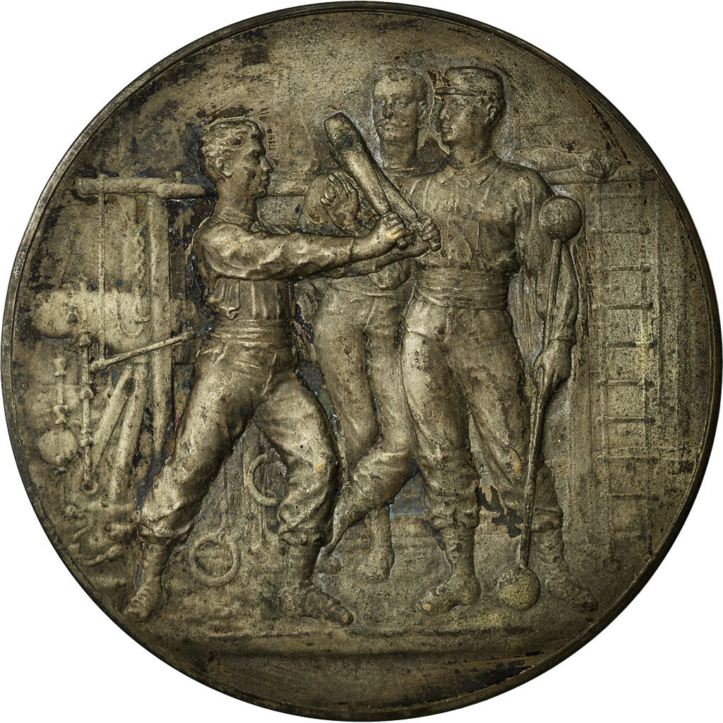 France, Médaille, Hénin Liétard, 3ème Fête Fédérale, Pas-de-Calais, 1924