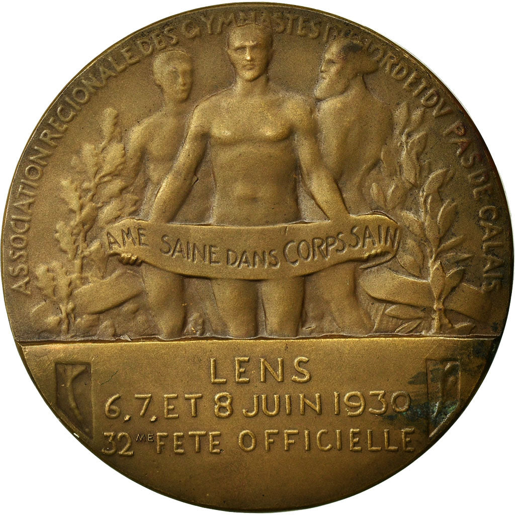 Frankrijk, Medaille, Association régionale des Gymnastes du Nord, Lens, 1939