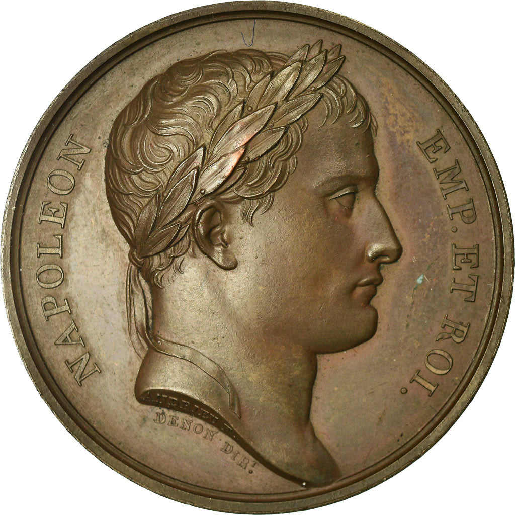 Francia, medalla, Napoléon Ier, Campagne de, 1806-1807, Denon, EBC, Bronce