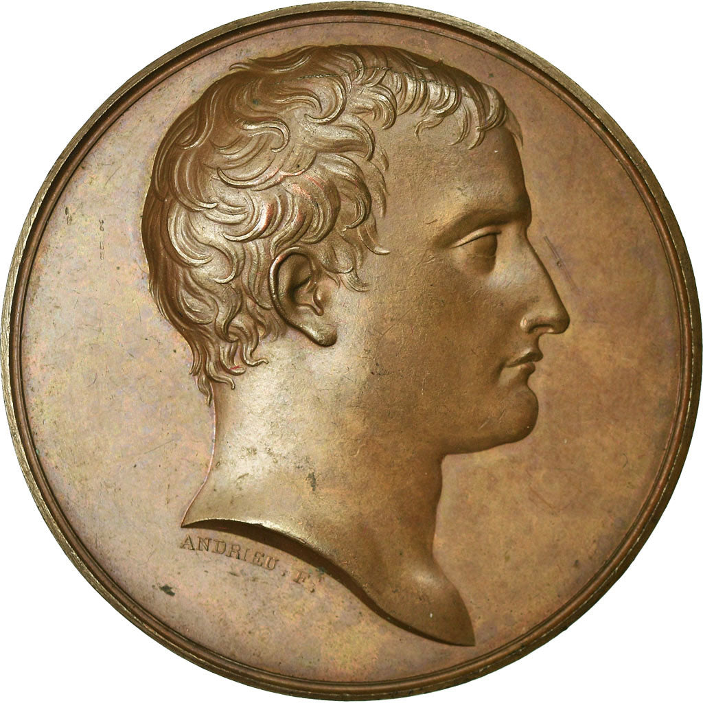 France, Medal, Napoléon Ier, Organisation de l'Instruction Publique, 1802