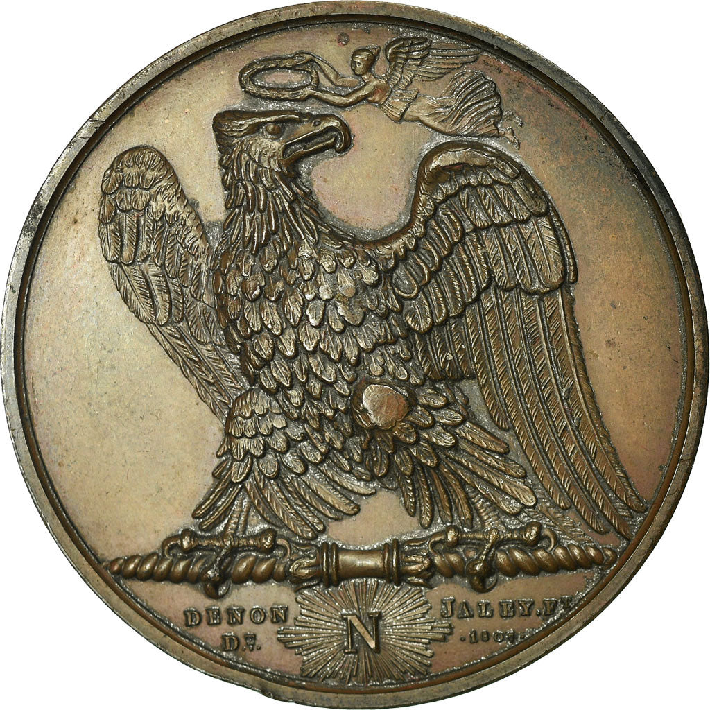 Frankrijk, Medaille, Napoléon Ier, les Victoires de 1807, 1807, Denon, ZF+
