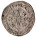 FRANCE, Douzain aux croissants, 1550, Romans, AU(50-53), Billon, Sombart #4380,.