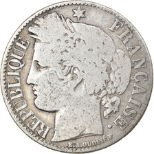 Coin, France, Cérès, Franc, 1881, Paris, VF(20-25), Silver, KM:822.1