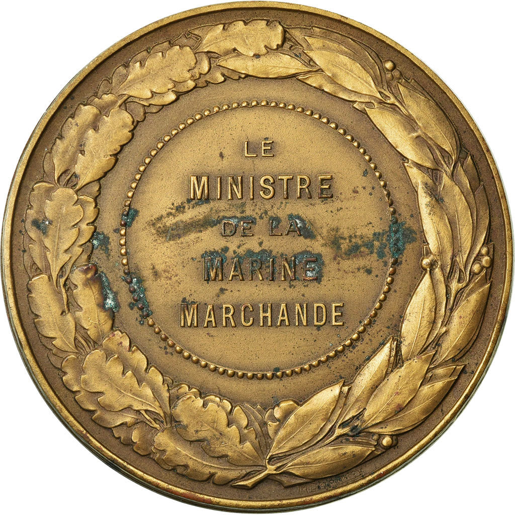 France, Médaille, Le Ministre de la Marine Marchande, Shipping, Arthus
