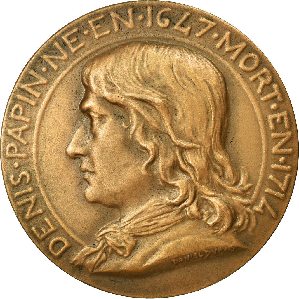 France, Medal, Denis Papin, Chambre Syndicale des Chaudronniers et Fondeurs