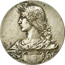 France, Medal, Marianne, Mr Veyssière, Sénateur, Rivet, EF(40-45), Silvered