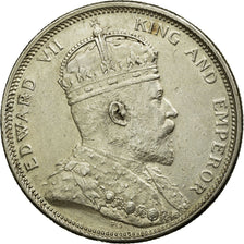 Monnaie, Straits Settlements, Edward VII, Dollar, 1904, TTB+, Argent