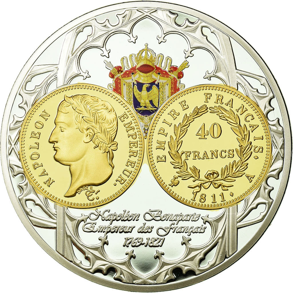 France, Medal, Monarques Européens, Napoléon Bonaparte, MS(65-70), Copper