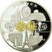 França, Medal, L'Europe, République Française, 2014, MS(65-70), Prata Cromada