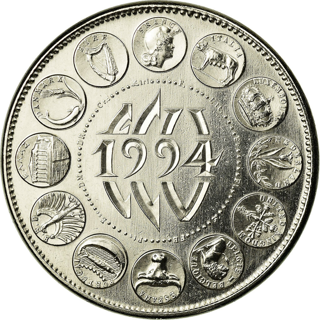Frankreich, Medaille, Ecu Europa, Marianne, 1994, Rodier, STGL, Copper-nickel