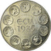 França, Medal, Ecu Europa, Marianne, 1985, Rodier, MS(65-70), Cobre-níquel