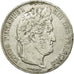 Moneta, Francia, Louis-Philippe, 5 Francs, 1832, Perpignan, BB, Argento