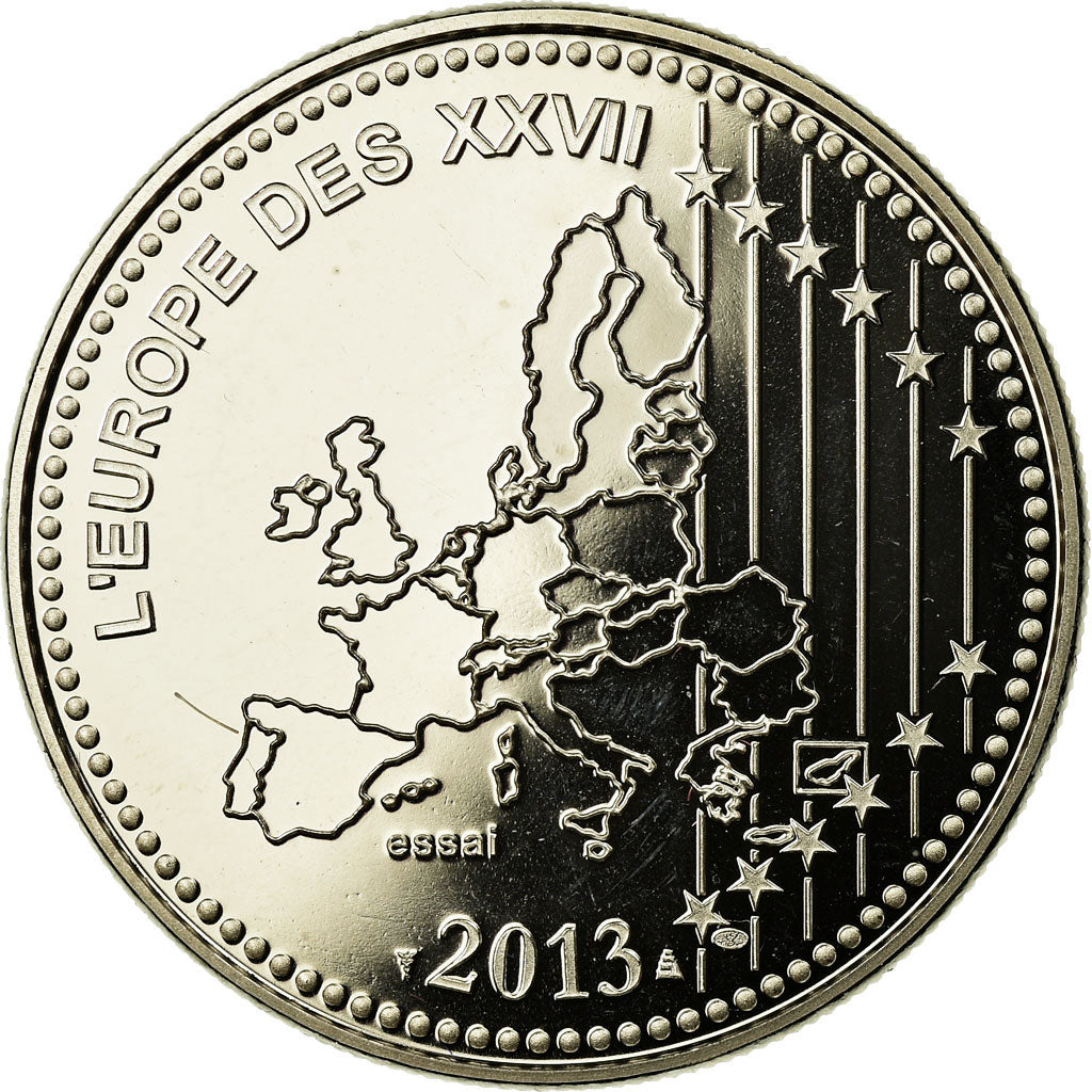 France, Medal, L'Europe des XXVII, Veme République, 2013, MS(65-70)