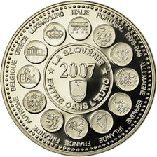 Frankreich, Medaille, L'Europe des XXVII, La Slovénie entre dans l'Euro, 2007