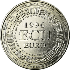 France, Medal, Ecu Euro, EUROPA, 1996, MS(65-70), Copper-nickel