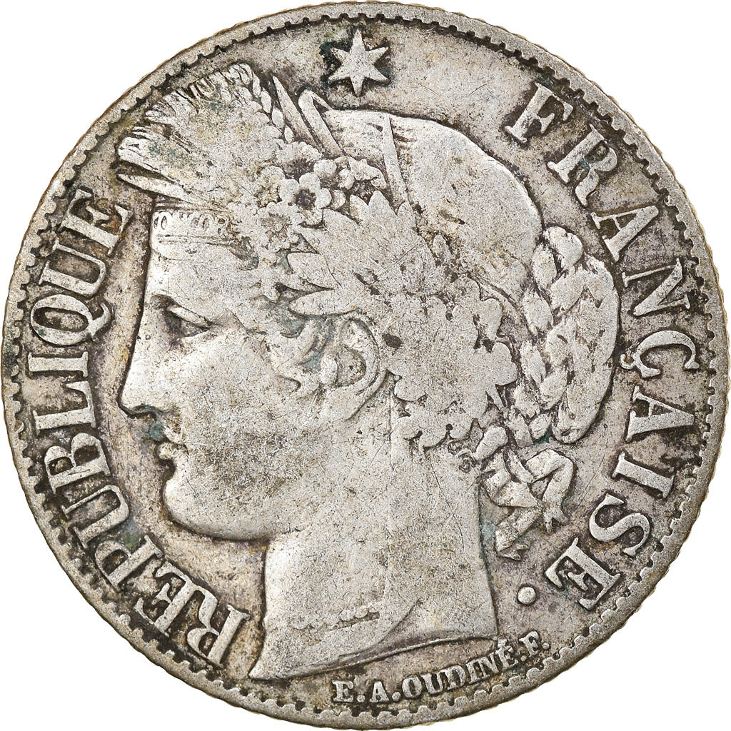 Coin, France, Cérès, Franc, 1895, Paris, VF(20-25), Silver, KM:822.1