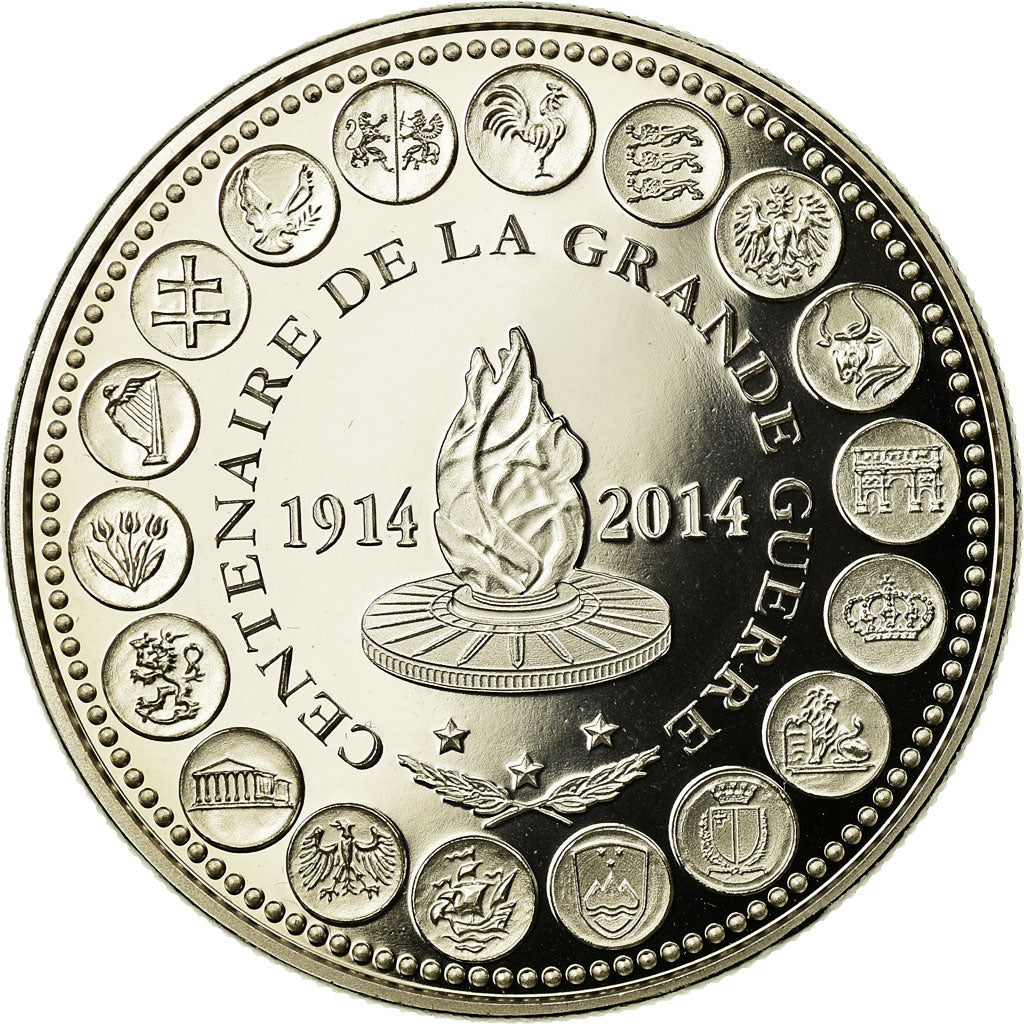 France, Medal, L'Europe des XXVIII, Centenaire de la Grande Guerre, 2014