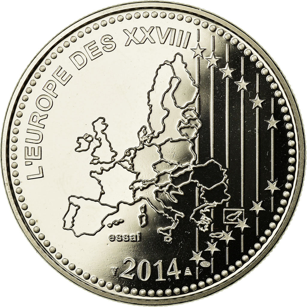 France, Medal, L'Europe des XXVIII, Centenaire de la Grande Guerre, 2014