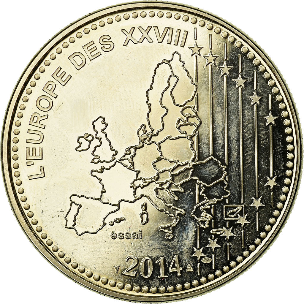 Francia, medaglia, L'Europe des XXVIII, Centenaire de la Grande Guerre, 2014