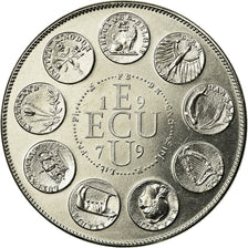 France, Medal, Ecu Euro, EUROPA, 1979, MS(65-70), Copper-nickel
