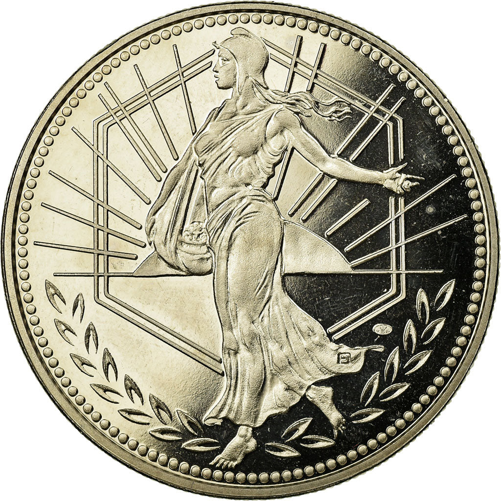 France, Medal, L'Europe, La Semeuse, 2001, MS(65-70), Copper-nickel