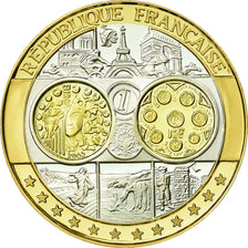 France, Medal, Europa, République Française, MS(65-70), Silver