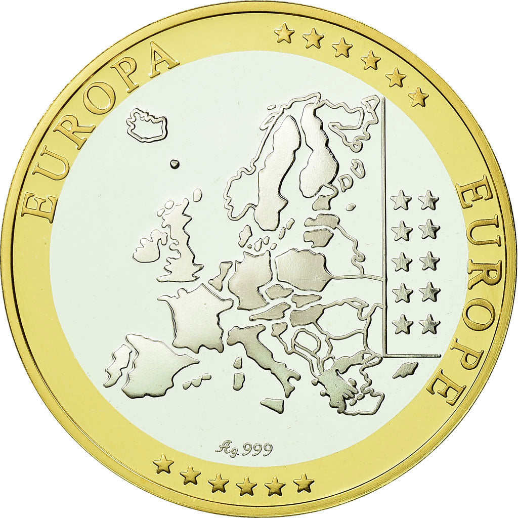 San Marino, Medal, Euro, Europa, MS(65-70), Silver