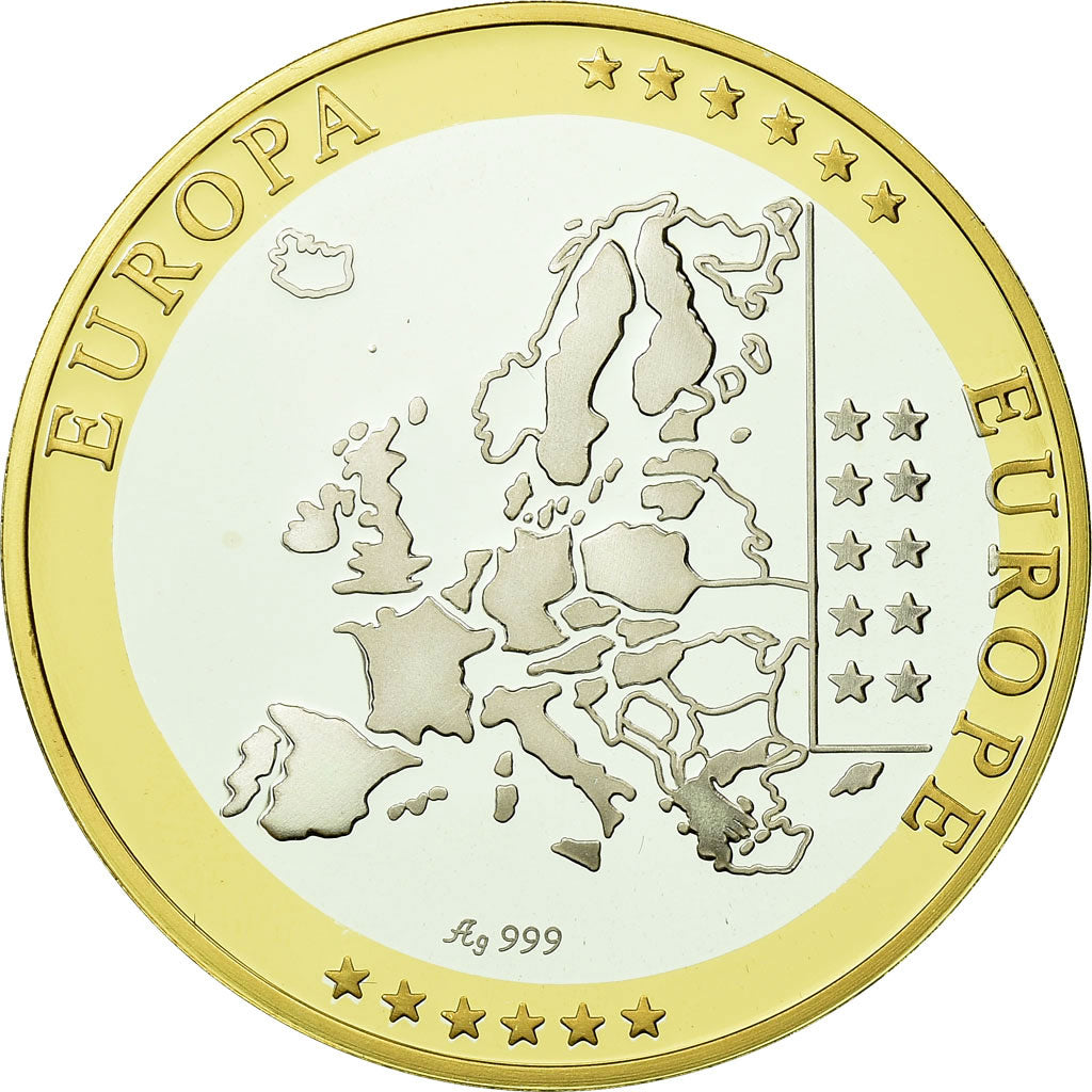 Portugal, Medal, Euro, Europa, MS(65-70), Silver