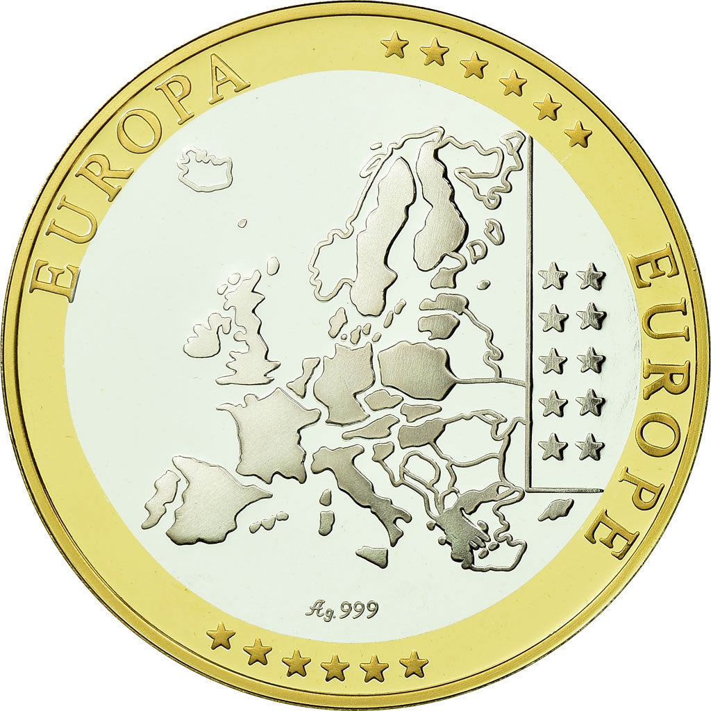 Luxembourg, Médaille, Euro, Europa, FDC, Argent