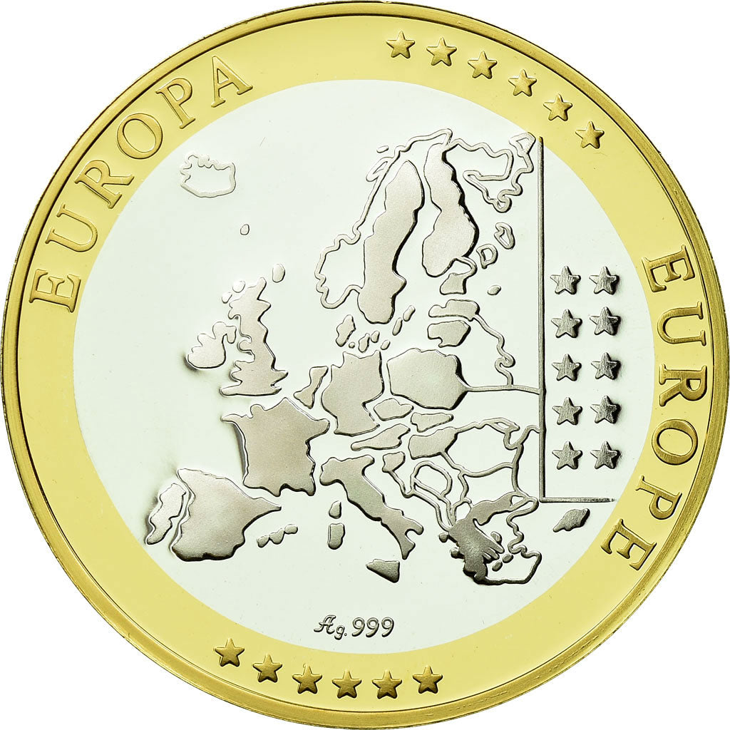 Deutschland, Medaille, Euro, Europa, STGL, Silber