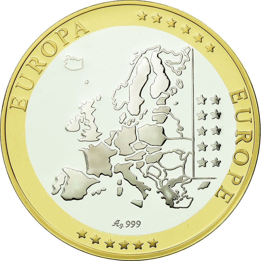 Chypre, Médaille, Euro, Europa, FDC, Argent