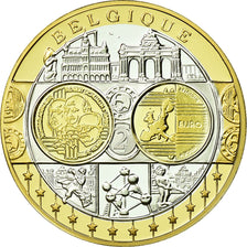 Belgium, Medal, Euro, Europa, MS(65-70), Silver