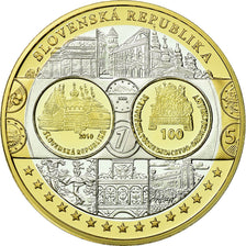 Slovakia, Medal, Euro, Europa, MS(65-70), Silver