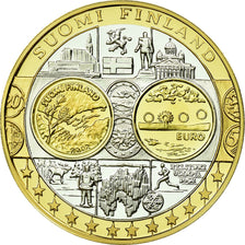 Finland, Medal, Euro, Europa, MS(65-70), Silver