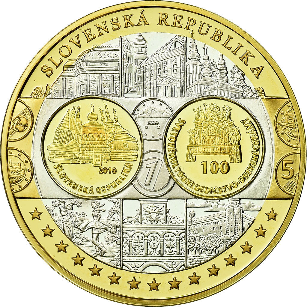 Slovaquie, Médaille, Euro, Europa, FDC, Argent