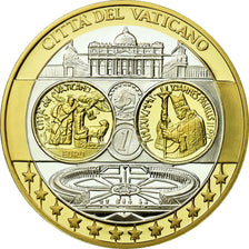 Vatican, Medal, Euro, Europa, MS(65-70), Silver