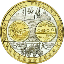 Finland, Medal, Euro, Europa, MS(65-70), Silver