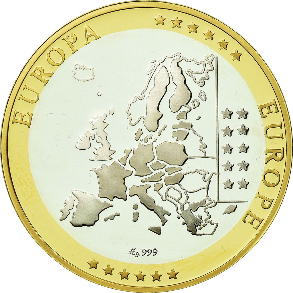 San Marino, Medal, Euro, Europa, MS(65-70), Silver